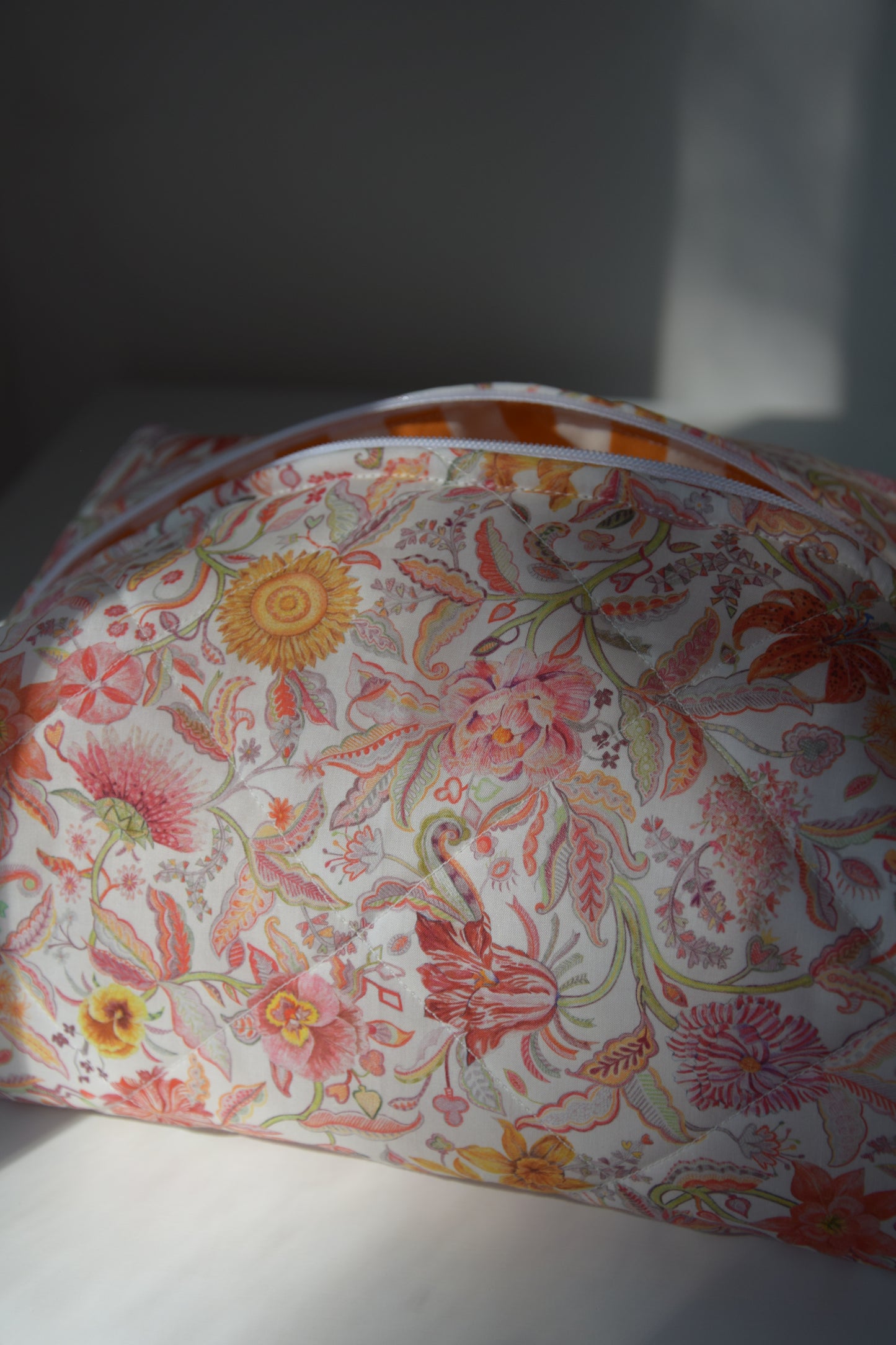 Sunset Bloom Cosmetic Bag