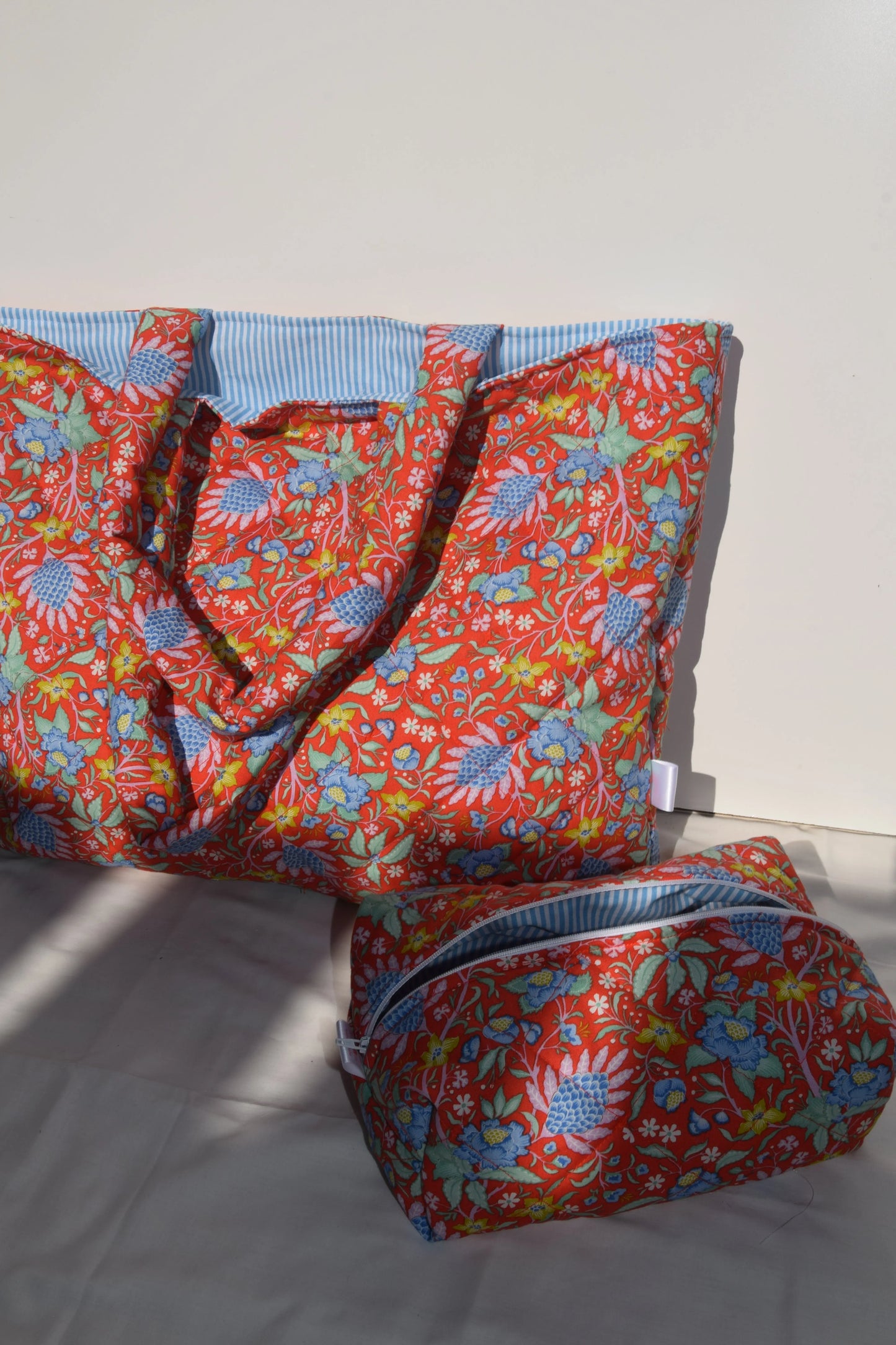 Persimmon Tote Bag Blossom and Bloom