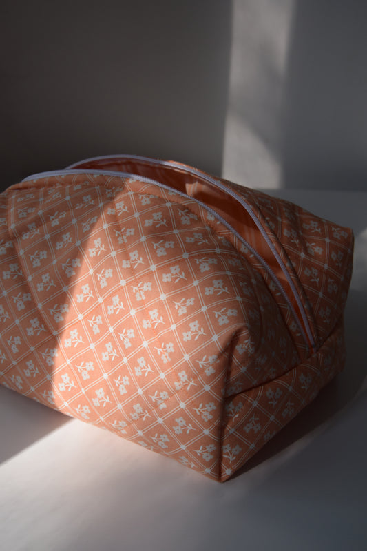 Peach Grove Cosmetic Bag