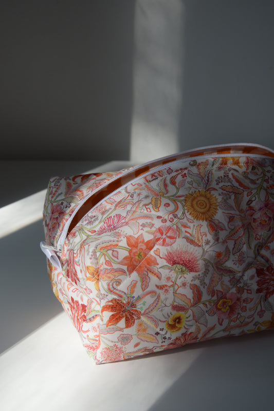 Sunset Bloom Cosmetic Bag