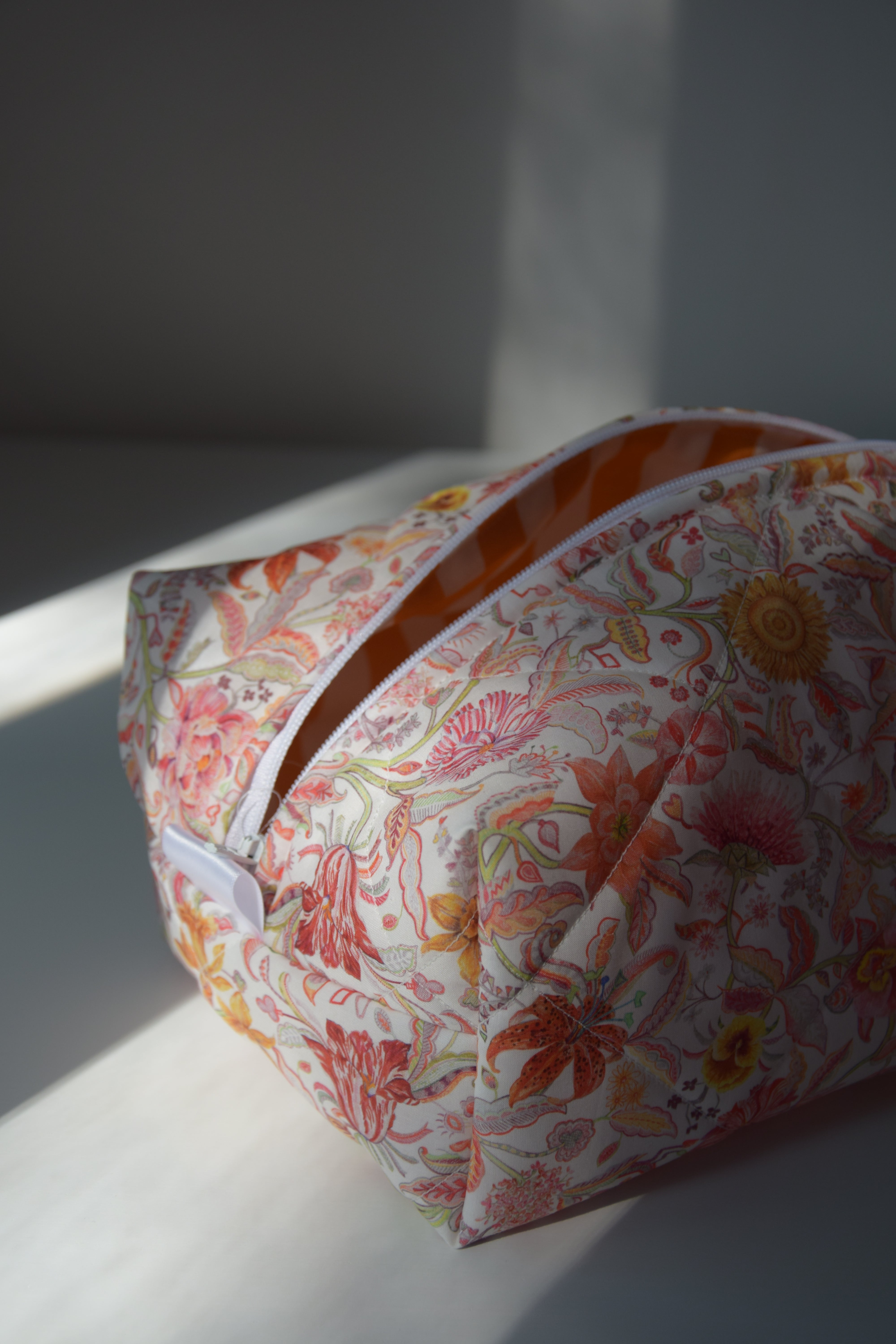 Sunset Bloom Cosmetic Bag