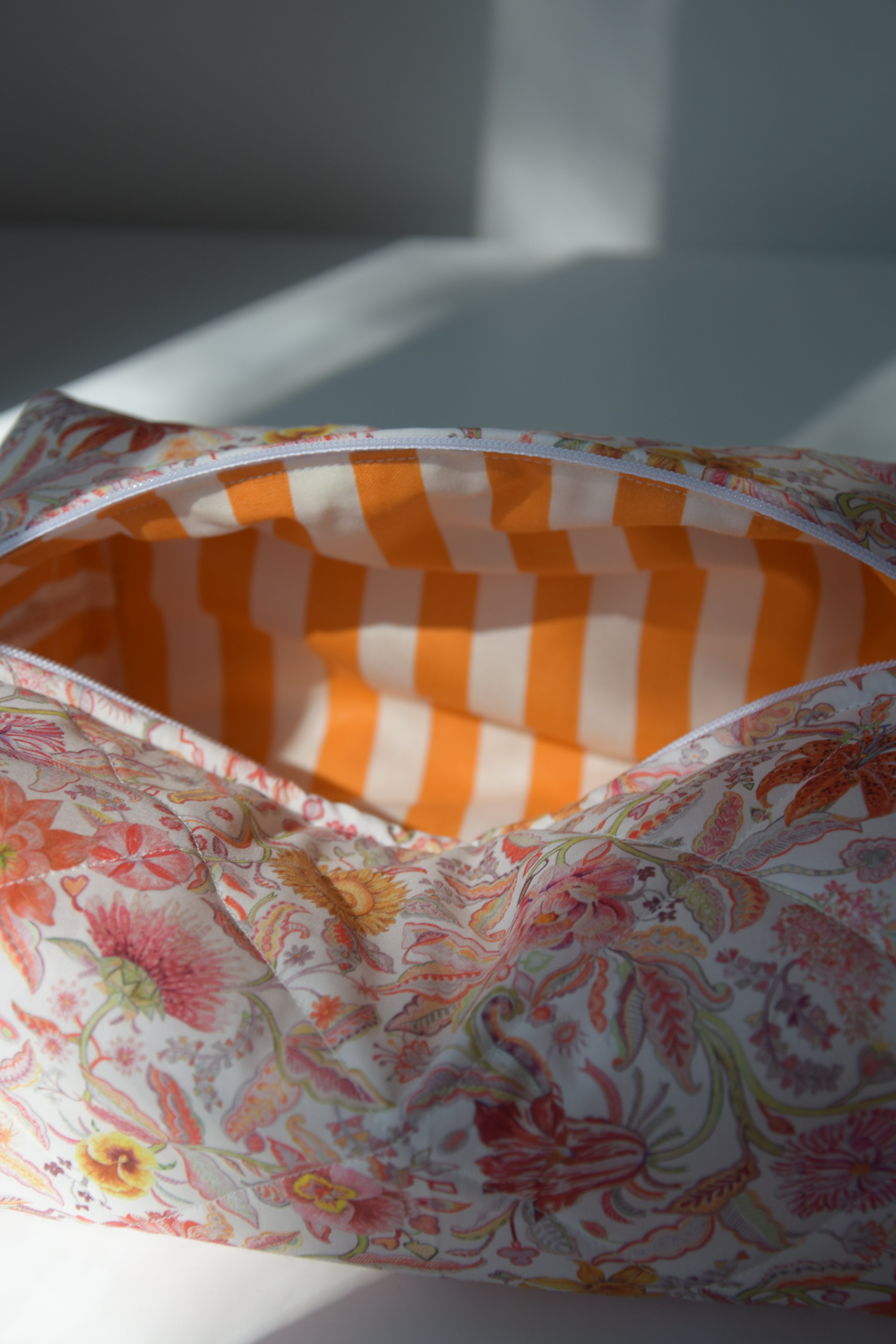 Sunset Bloom Cosmetic Bag