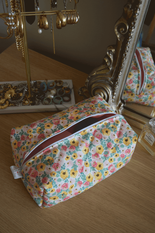 Spring Floral Cosmetic Bag
