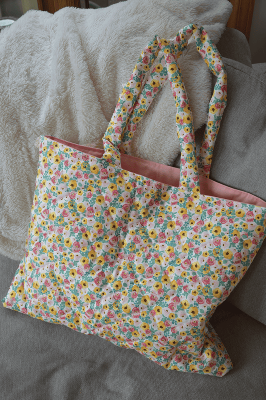 Spring Floral Tote Bag